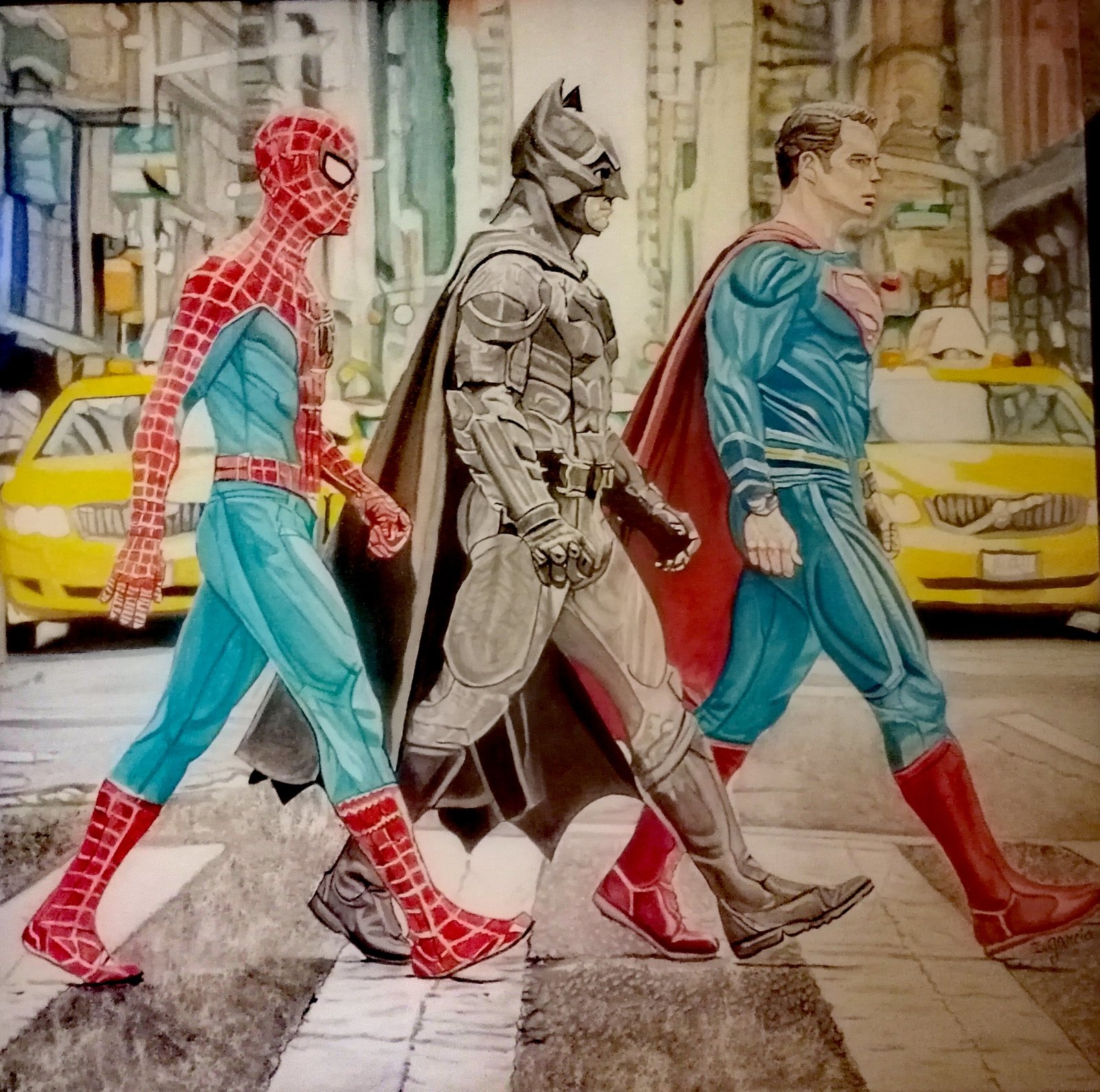 Super-héros par Isabelle Garcia